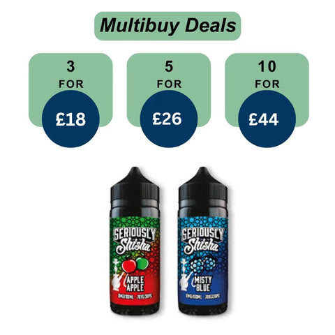Shop SERIOUSLY SHISHA 100ml Shortfill - SERIOUSLY SHISHA 100ml Shortfill - Vape Blaze