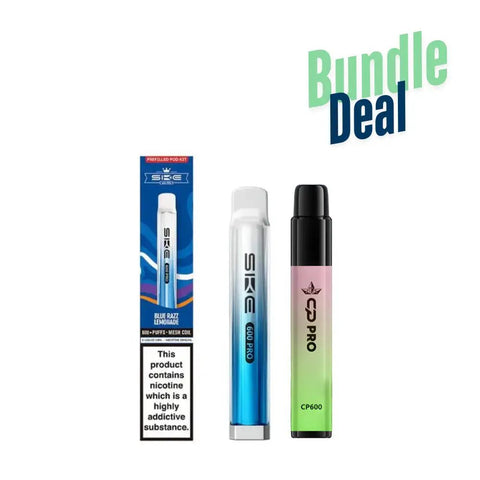 Shop SKE Bar 600 Prefilled Pod Kit + CP 600 Prefilled Pod Kit Bundle - SKE Bar 600 Prefilled Pod Kit + CP 600 Prefilled Pod Kit Bundle - Vape Blaze