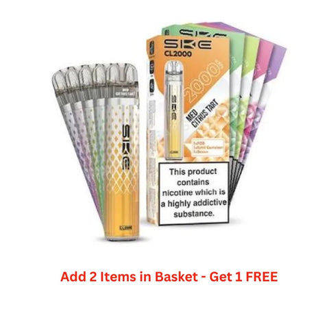 Shop SKE CL2000 Prefilled Pod Kit - £4.49 or 3 for £11 - SKE CL2000 Prefilled Pod Kit - £4.49 or 3 for £11 - Vape Blaze