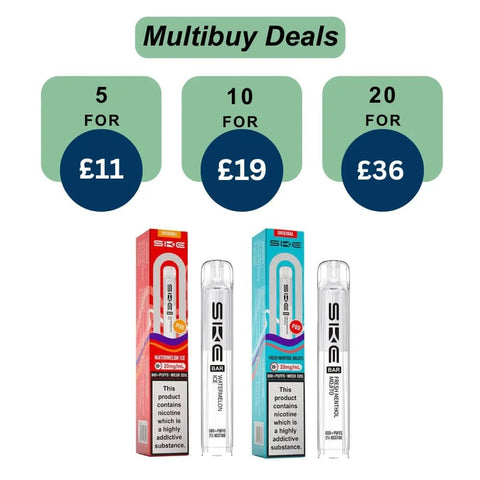 Shop SKE Crystal Bar 600 Prefilled Pods - SKE Crystal Bar 600 Prefilled Pods - Vape Blaze