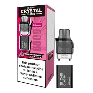 Shop SKE Crystal CL6000 Prefilled Pods - Box of 5 - SKE Crystal CL6000 Prefilled Pods - Box of 5 - Vape Blaze