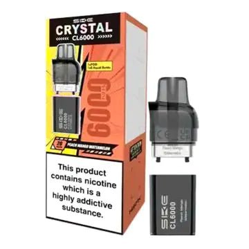 Shop SKE Crystal CL6000 Prefilled Pods - Box of 5 - SKE Crystal CL6000 Prefilled Pods - Box of 5 - Vape Blaze
