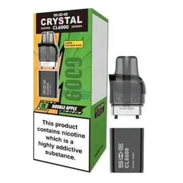 Shop SKE Crystal CL6000 Prefilled Pods - Box of 5 - SKE Crystal CL6000 Prefilled Pods - Box of 5 - Vape Blaze