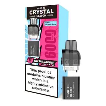 Shop SKE Crystal CL6000 Prefilled Pods - Box of 5 - SKE Crystal CL6000 Prefilled Pods - Box of 5 - Vape Blaze