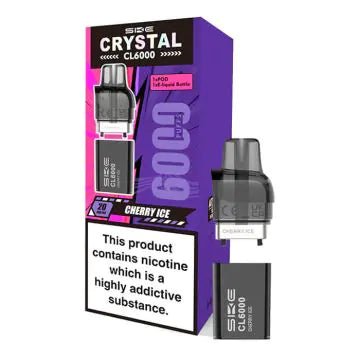 Shop SKE Crystal CL6000 Prefilled Pods - Box of 5 - SKE Crystal CL6000 Prefilled Pods - Box of 5 - Vape Blaze
