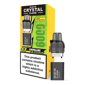 Shop SKE Crystal CL6000 Prefilled Pods - Box of 5 - SKE Crystal CL6000 Prefilled Pods - Box of 5 - Vape Blaze