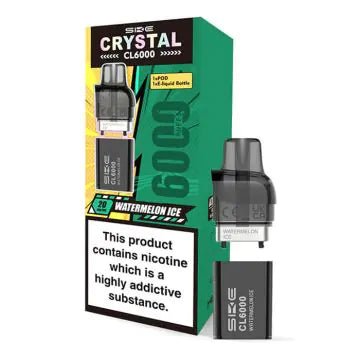 Shop SKE Crystal CL6000 Prefilled Pods - Box of 5 - SKE Crystal CL6000 Prefilled Pods - Box of 5 - Vape Blaze