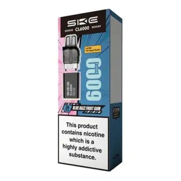 Shop SKE Crystal CL6000 Prefilled Pods - Box of 5 - SKE Crystal CL6000 Prefilled Pods - Box of 5 - Vape Blaze