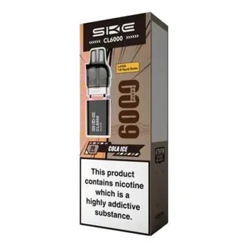 Shop SKE Crystal CL6000 Prefilled Pods - Box of 5 - SKE Crystal CL6000 Prefilled Pods - Box of 5 - Vape Blaze