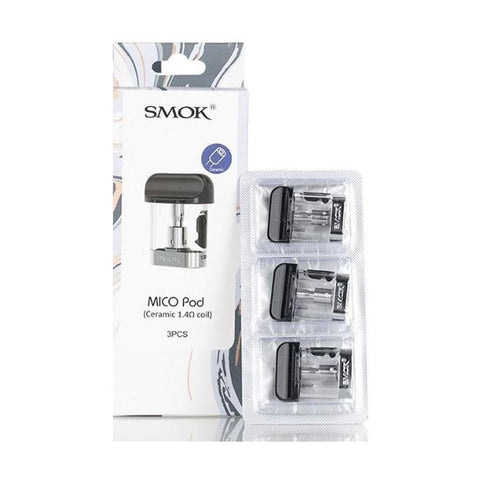 Shop Smok Mico Replacement Pods - Pack of 3 - Smok Mico Replacement Pods - Pack of 3 - Vape Blaze