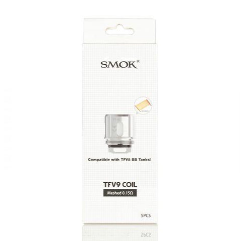 Shop Smok Tfv9 0.15 ohm Coils - 3pack - Smok Tfv9 0.15 ohm Coils - 3pack - Vape Blaze