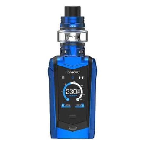 Shop Smok V2 Species Sub Ohm Advanced Kit 230W - Smok V2 Species Sub Ohm Kit 230W -Prism Blue & Black - Vape Blaze
