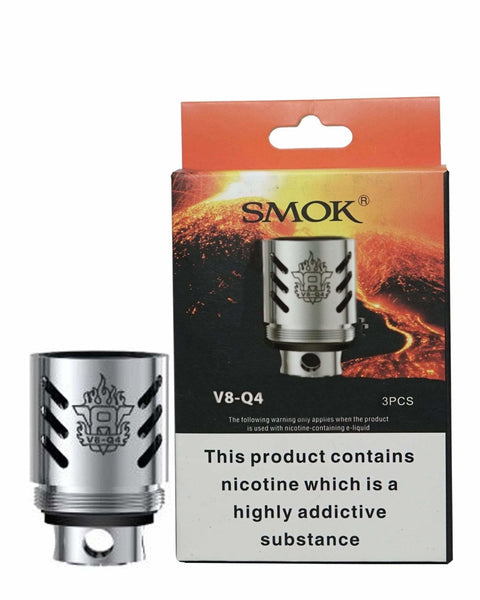 Shop Smok V8 - Q4 - 0.15 ohm - Coils - Smok V8 - Q4 - 0.15 ohm - Coils - Vape Blaze