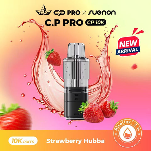 Shop Strawberry Hubba - CP Pro CP10k Prefilled Pods - Strawberry Hubba - CP Pro CP10k Prefilled Pods - Vape Blaze