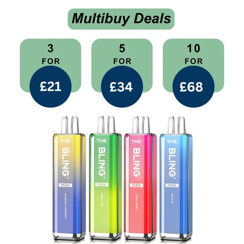 Shop The Crystal Bling Max 10000 Preffilled Pod Kit - The Crystal Bling Max 10000 Preffilled Pod Kit - Vape Blaze