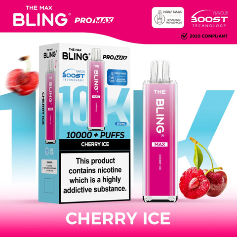 Shop The Crystal Bling Max 10000 Preffilled Vape Kit Box of 5 - The Crystal Bling Max 10000 Preffilled Vape Kit Box of 5 - Vape Blaze