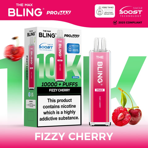 Shop The Crystal Bling Max 10000 Preffilled Vape Kit Box of 5 - The Crystal Bling Max 10000 Preffilled Vape Kit Box of 5 - Vape Blaze