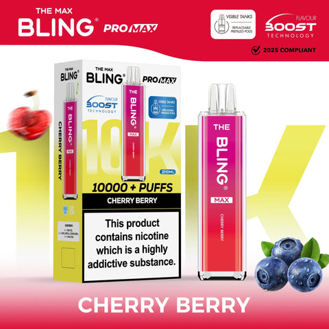 Shop The Crystal Bling Max 10000 Preffilled Vape Kit Box of 5 - The Crystal Bling Max 10000 Preffilled Vape Kit Box of 5 - Vape Blaze