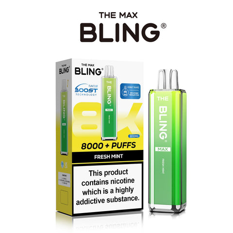 Shop The Crystal Bling Max 8000 Preffilled Vape Kit Box of 5 - The Crystal Bling Max 8000 Preffilled Vape Kit Box of 5 - Vape Blaze