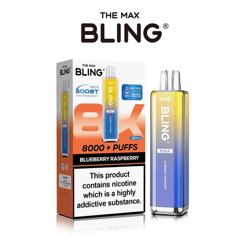 Shop The Crystal Bling Max 8000 Preffilled Vape Kit Box of 5 - The Crystal Bling Max 8000 Preffilled Vape Kit Box of 5 - Vape Blaze