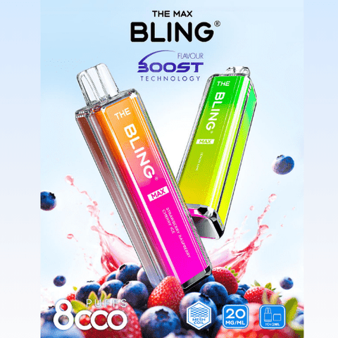 Shop The Crystal Bling Max 8000 Preffilled Vape Kit Box of 5 - The Crystal Bling Max 8000 Preffilled Vape Kit Box of 5 - Vape Blaze