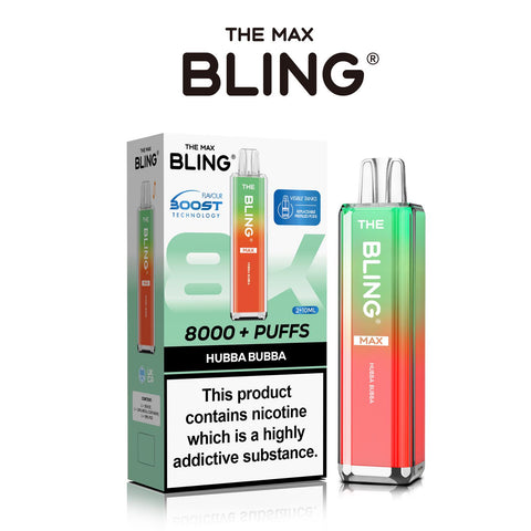 Shop The Crystal Bling Max 8000 Preffilled Vape Kit Box of 5 - The Crystal Bling Max 8000 Preffilled Vape Kit Box of 5 - Vape Blaze