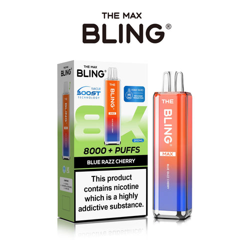 Shop The Crystal Bling Max 8000 Preffilled Vape Kit Box of 5 - The Crystal Bling Max 8000 Preffilled Vape Kit Box of 5 - Vape Blaze