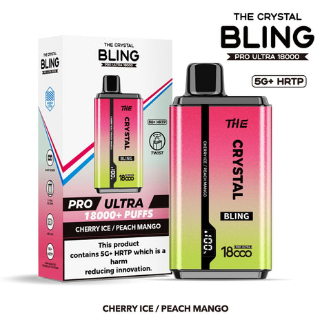 Shop The Crystal Bling Pro Ultra 18000 Disposable Vape Box of 5 - The Crystal Bling Pro Ultra 18000 Disposable Vape Box of 5 - Vape Blaze