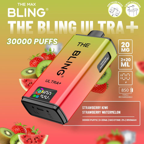 Shop The Crystal Bling Ultra Plus 30k Prefilled Vape Kit Box of 5 - The Crystal Bling Ultra Plus 30k Prefilled Vape Kit Box of 5 - Vape Blaze