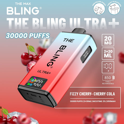 Shop The Crystal Bling Ultra Plus 30k Prefilled Vape Kit Box of 5 - The Crystal Bling Ultra Plus 30k Prefilled Vape Kit Box of 5 - Vape Blaze