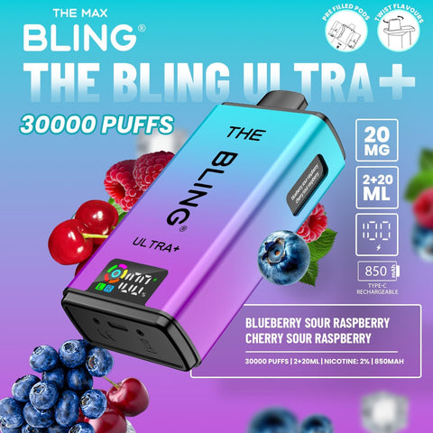 Shop The Crystal Bling Ultra Plus 30k Prefilled Vape Kit Box of 5 - The Crystal Bling Ultra Plus 30k Prefilled Vape Kit Box of 5 - Vape Blaze