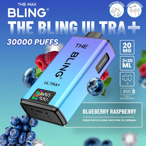 Shop The Crystal Bling Ultra Plus 30k Prefilled Vape Kit Box of 5 - The Crystal Bling Ultra Plus 30k Prefilled Vape Kit Box of 5 - Vape Blaze