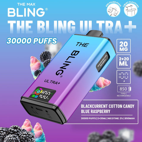 Shop The Crystal Bling Ultra Plus 30k Prefilled Vape Kit Box of 5 - The Crystal Bling Ultra Plus 30k Prefilled Vape Kit Box of 5 - Vape Blaze