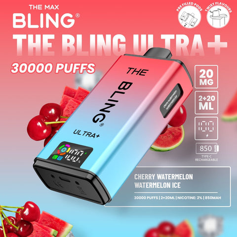 Shop The Crystal Bling Ultra Plus 30k Prefilled Vape Kit Box of 5 - The Crystal Bling Ultra Plus 30k Prefilled Vape Kit Box of 5 - Vape Blaze