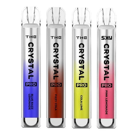 Shop The Crystal Pro 600 Disposable Vape Box of 10 - The Crystal Pro 600 Disposable Vape Box of 10 - Vape Blaze