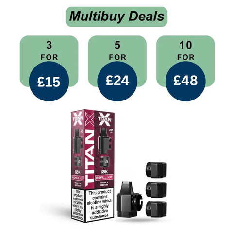 Shop Titan X 10K Prefilled Pods - Titan X 10K Prefilled Pods - Vape Blaze