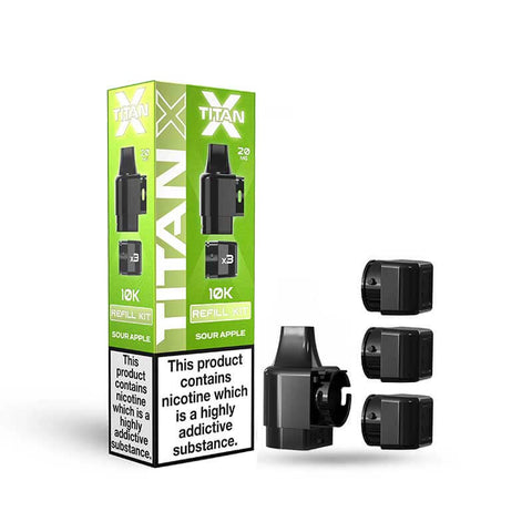 Shop Titan X Prefilled Pods - Box of 10 - Titan X Prefilled Pods - Box of 10 - Vape Blaze