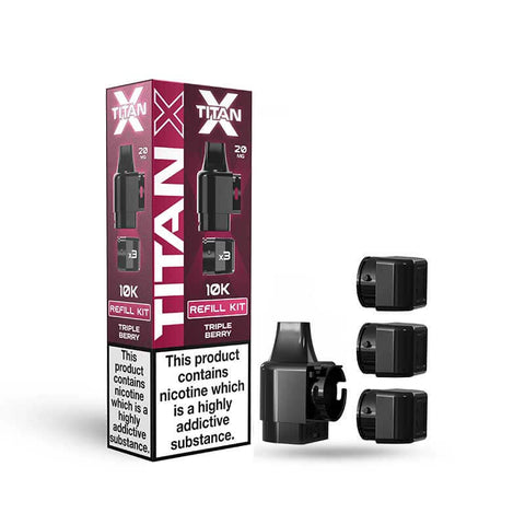 Shop Titan X Prefilled Pods - Box of 10 - Titan X Prefilled Pods - Box of 10 - Vape Blaze