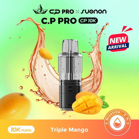 Shop Triple Mango - CP Pro CP10k Prefilled Pods - Triple Mango - CP Pro CP10k Prefilled Pods - Vape Blaze