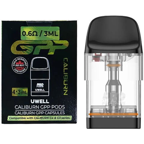 Shop Uwell Caliburn GPP Replacement Pods Pack of 4 - Uwell Caliburn GPP Replacement Pods Pack of 4 - Vape Blaze