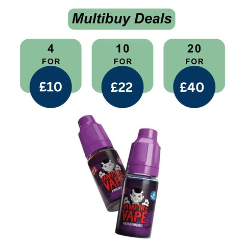 Shop Vampire Vape 10ml Eliquids - 12MG - Vampire Vape 10ml Eliquids - 12MG - Vape Blaze