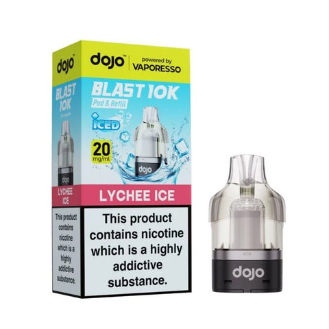 Shop Vaporesso Dojo Blast 10K/30K Prefilled Pods - Box of 10 - Vaporesso Dojo Blast 10K/30K Prefilled Pods - Box of 10 - Vape Blaze