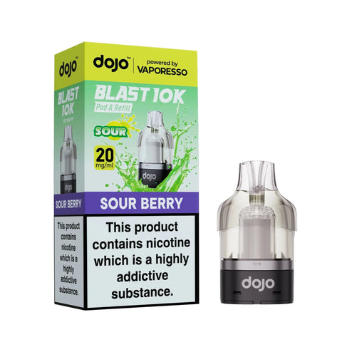 Shop Vaporesso Dojo Blast 10K/30K Prefilled Pods - Box of 10 - Vaporesso Dojo Blast 10K/30K Prefilled Pods - Box of 10 - Vape Blaze