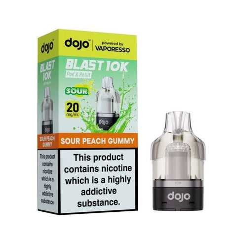 Shop Vaporesso Dojo Blast 10K/30K Prefilled Pods - Box of 5 - Vaporesso Dojo Blast 10K/30K Prefilled Pods - Box of 5 - Vape Blaze