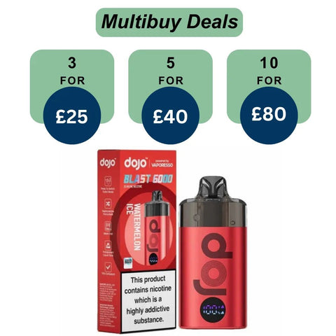 Shop Vaporesso Dojo Blast 6000 Prefilled Pod Kit - Vaporesso Dojo Blast 6000 Prefilled Pod Kit - Vape Blaze
