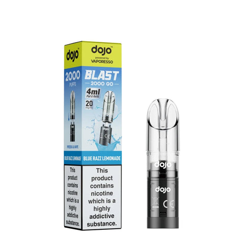 Shop Vaporesso Dojo Blast Go 2000 Prefilled Refill Pods - Vaporesso Dojo Blast Go 2000 Prefilled Refill Pods - Vape Blaze