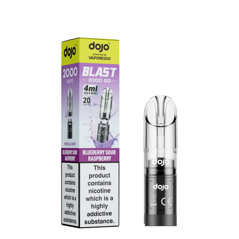 Shop Vaporesso Dojo Blast Go 2000 Prefilled Refill Pods - Vaporesso Dojo Blast Go 2000 Prefilled Refill Pods - Vape Blaze