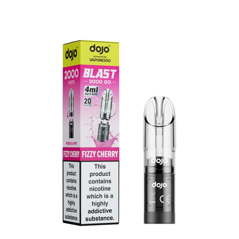 Shop Vaporesso Dojo Blast Go 2000 Prefilled Refill Pods - Vaporesso Dojo Blast Go 2000 Prefilled Refill Pods - Vape Blaze