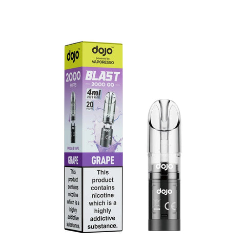 Shop Vaporesso Dojo Blast Go 2000 Prefilled Refill Pods - Vaporesso Dojo Blast Go 2000 Prefilled Refill Pods - Vape Blaze