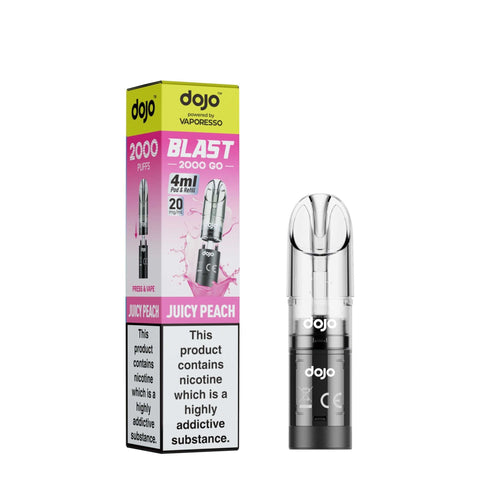 Shop Vaporesso Dojo Blast Go 2000 Prefilled Refill Pods - Vaporesso Dojo Blast Go 2000 Prefilled Refill Pods - Vape Blaze